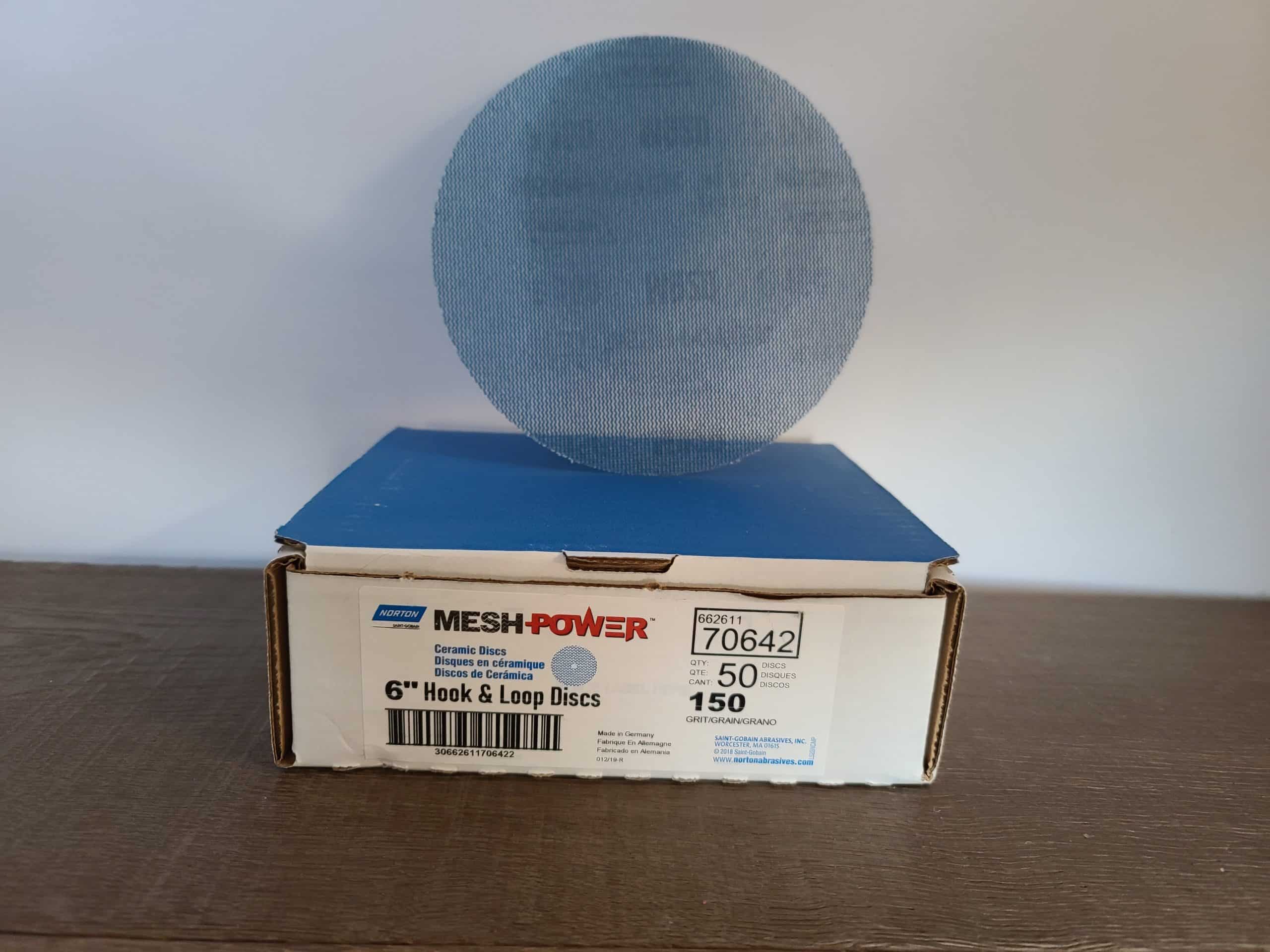 norton 6" mesh power disc