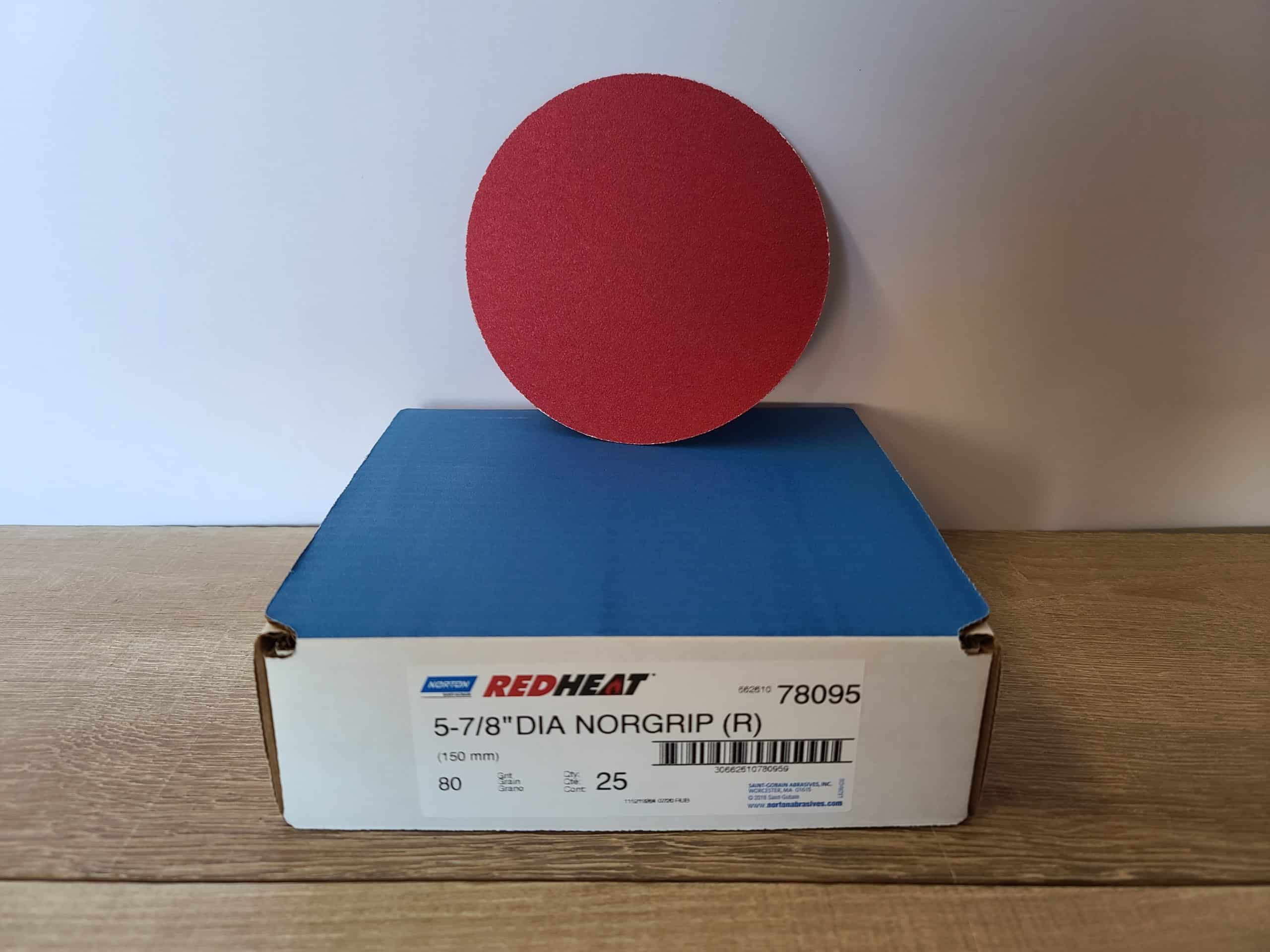 norton 5-78 red heat flooring disc