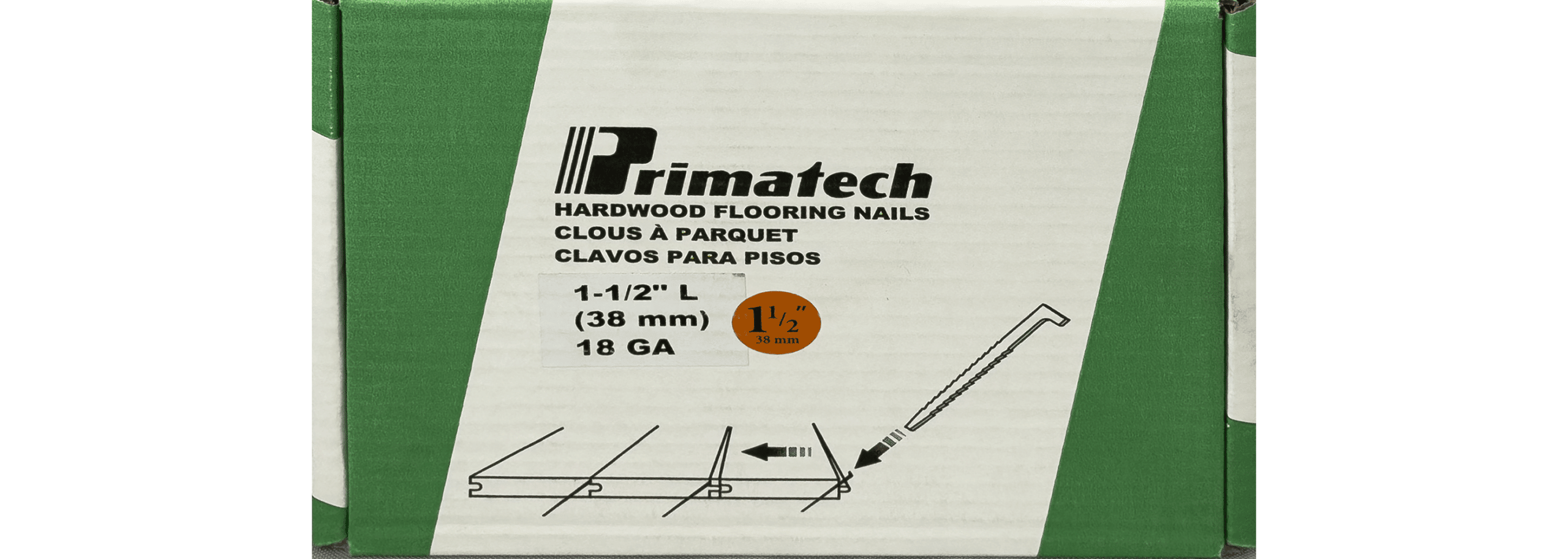 primatech 1-1/2 18g cleats