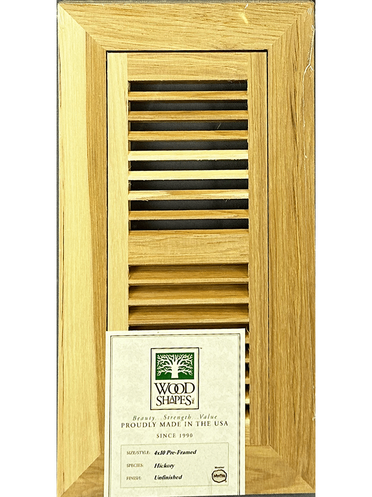 hickory 4x10 flush mount flooring vent