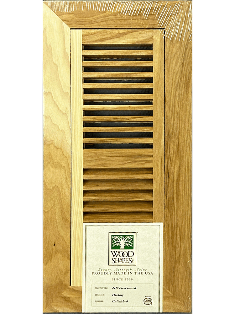 hickory 4x12 flush mount flooring vent