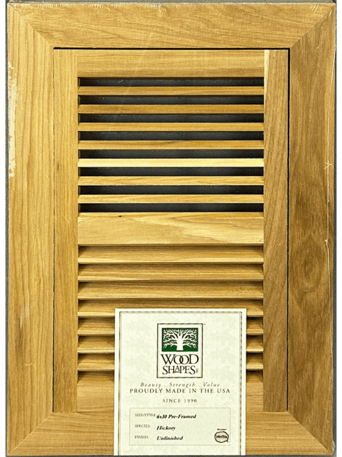 hickory 6x10 flush mount flooring vent