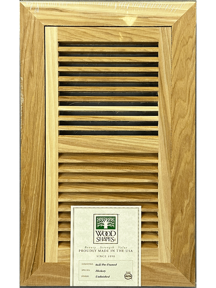 hickory 6x12 flush mount flooring vent