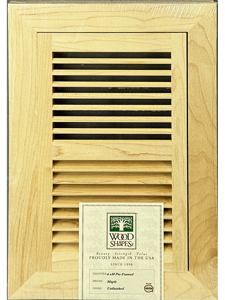 maple 6x10 flush mount flooring vent