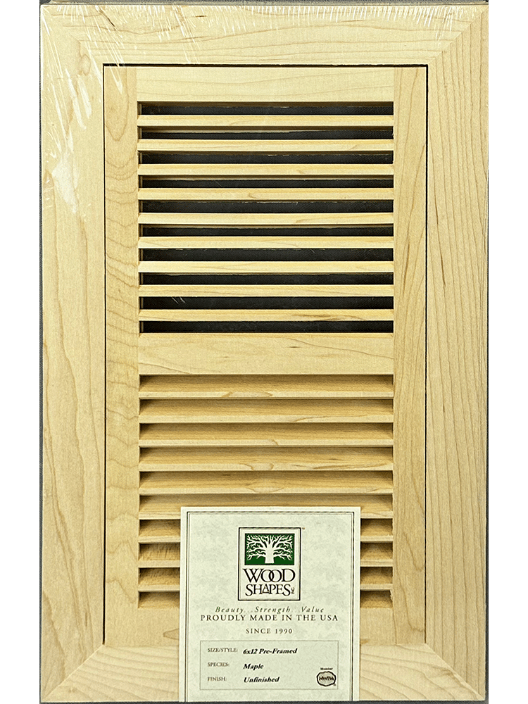 maple 6x12 flush mount flooring vent