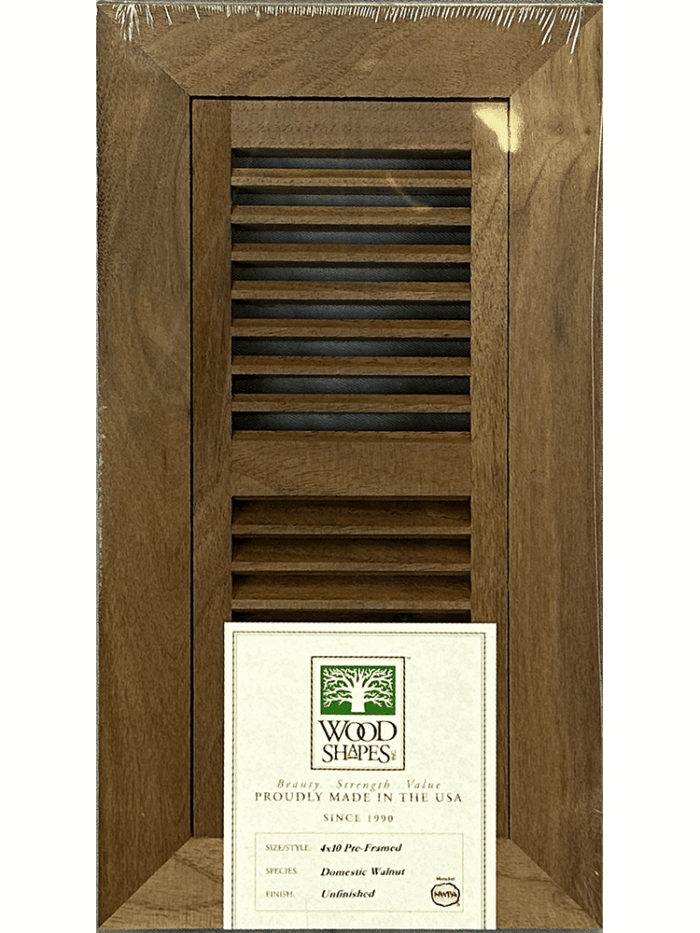 walnut 4x10 flush mount flooring vent