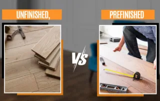 difference between unfinished prefinished engineered flooring 1x