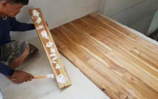 the importance of glue assist when nailing engineered hardwood flooring 1x