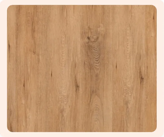 Vinyl Flooring in Atlanta Close-up of vinyl flooring with a light oak wood finish, featuring natural grain patterns and a smooth, durable surface.